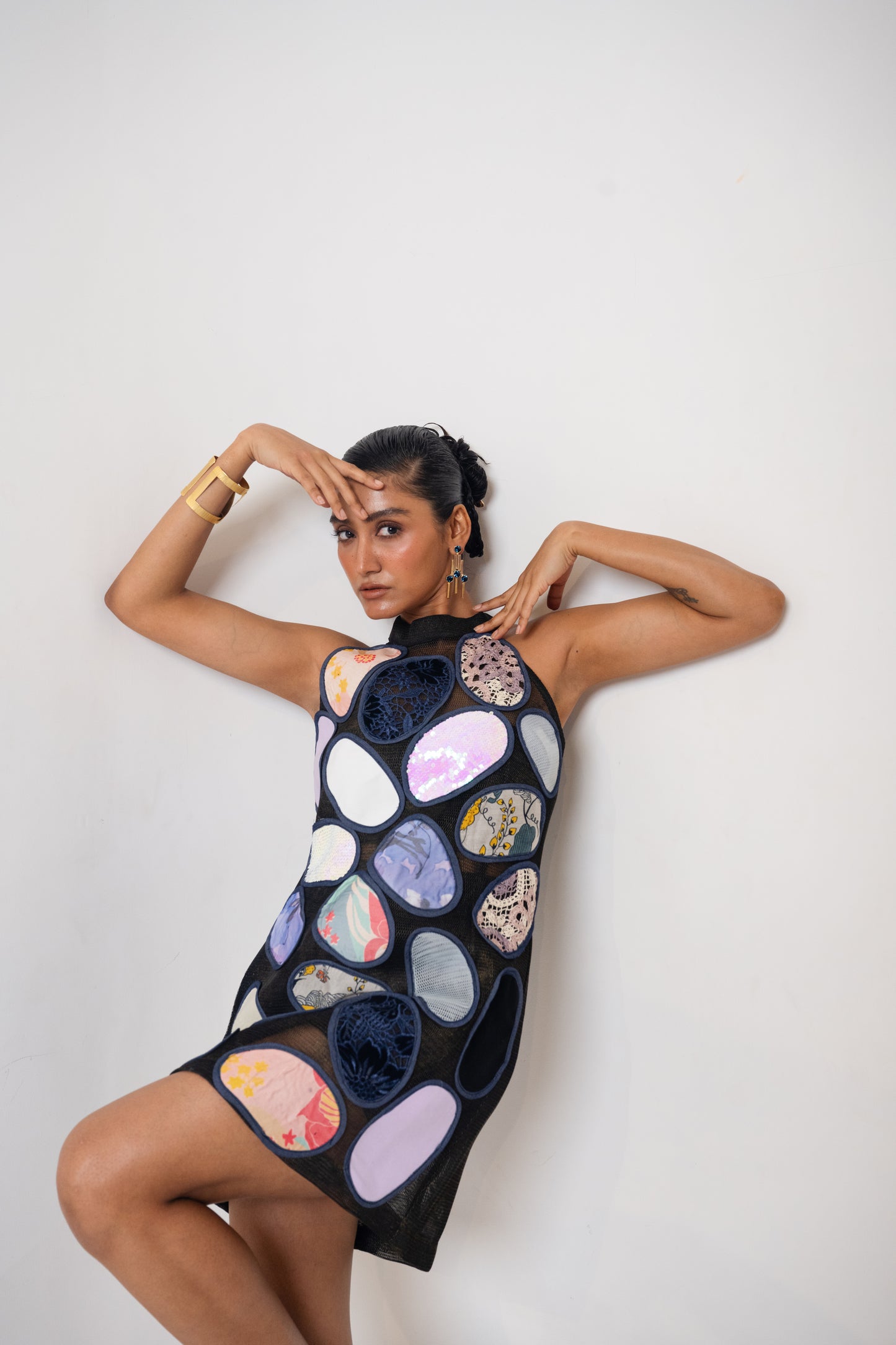 Patch Dress Halter