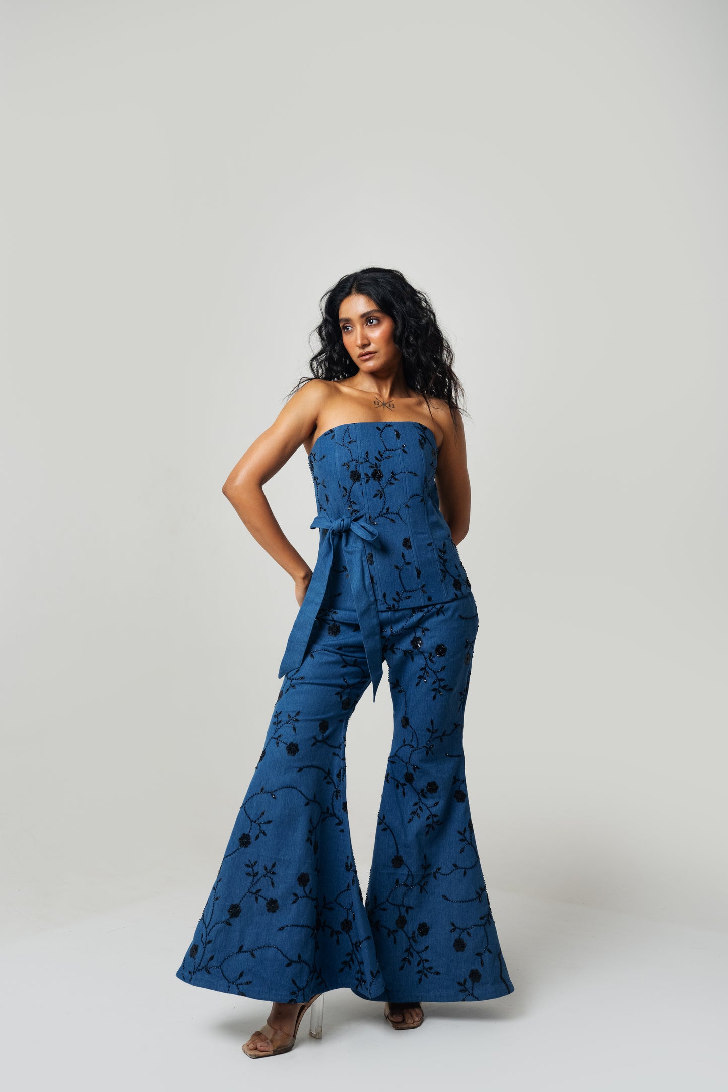 Tube Denim Corset