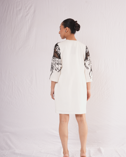 DOUBLE EFFECT JACKET DRESS