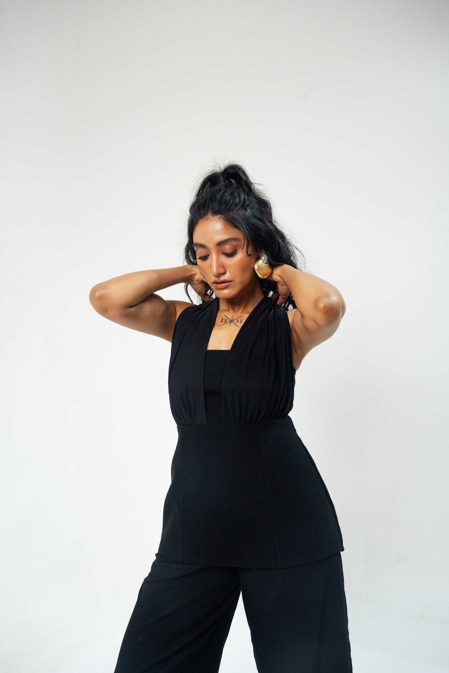 Black Halter Corset