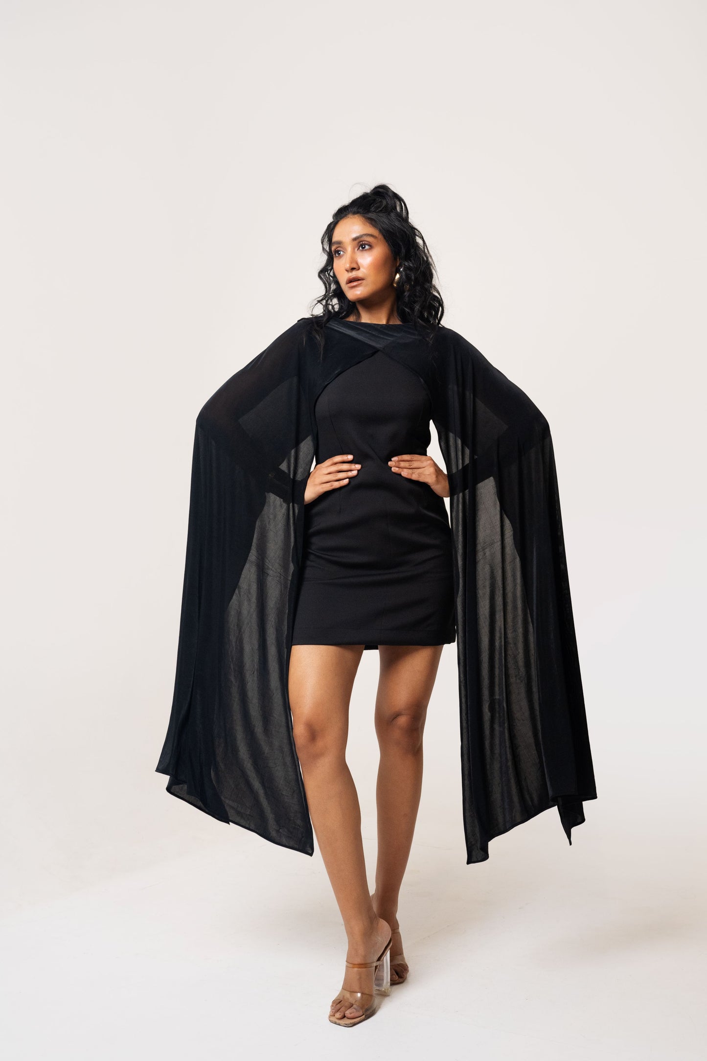 Wing Dress Black