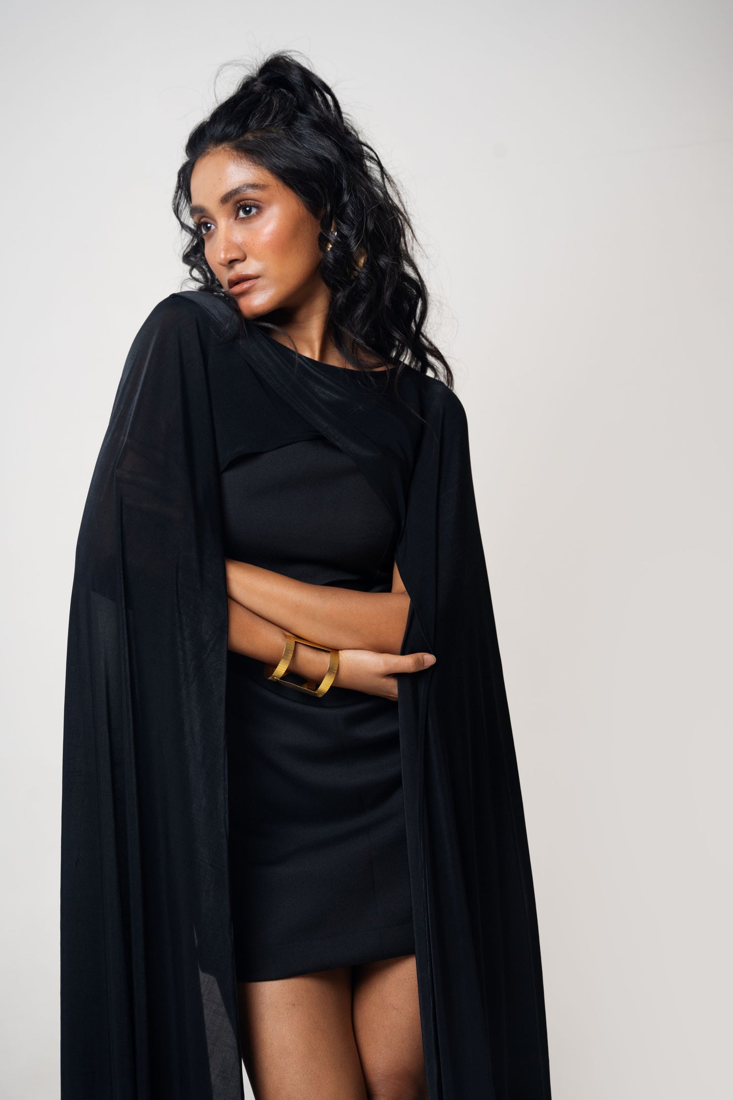 Wing Dress Black