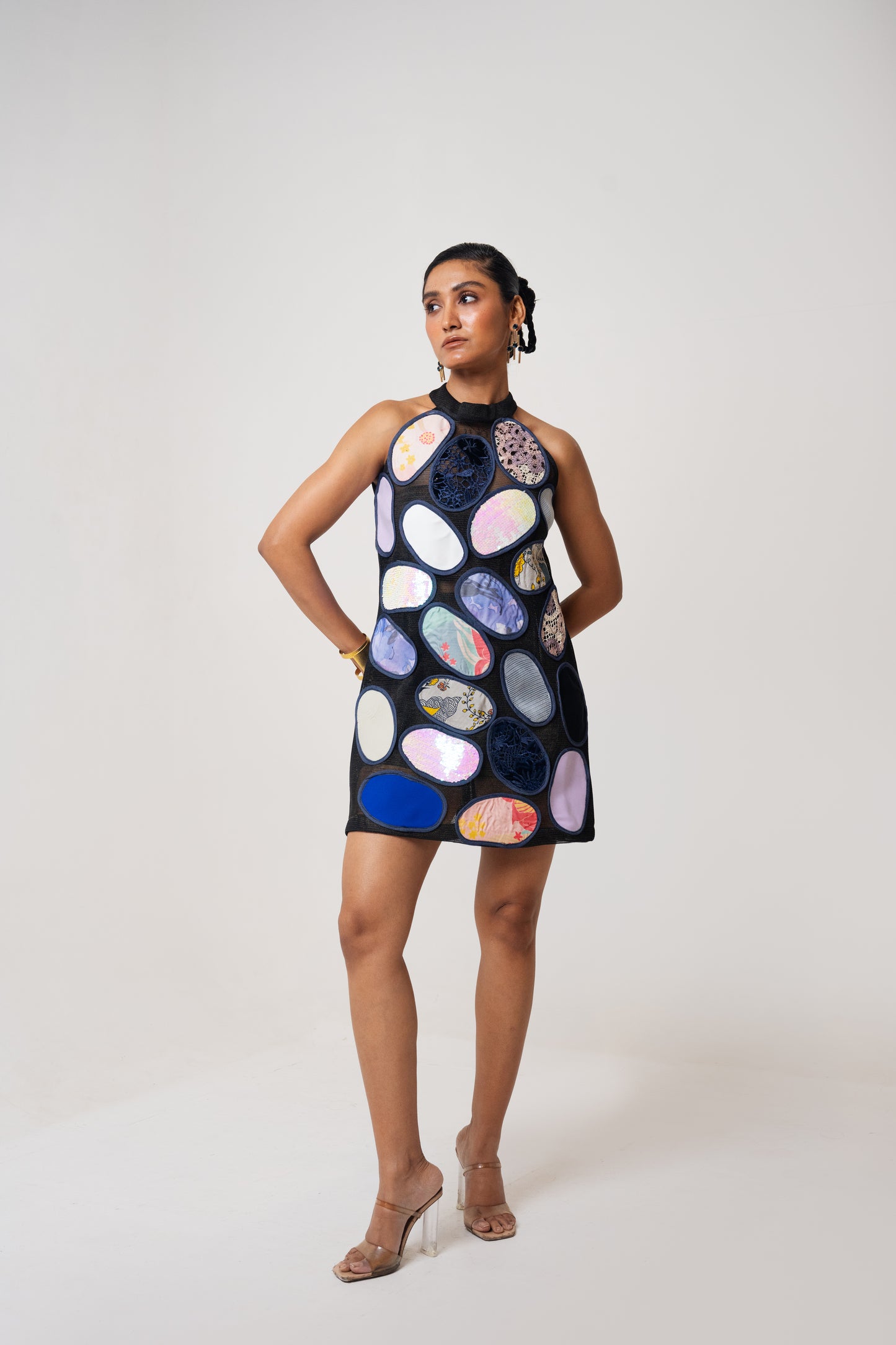 Patch Dress Halter