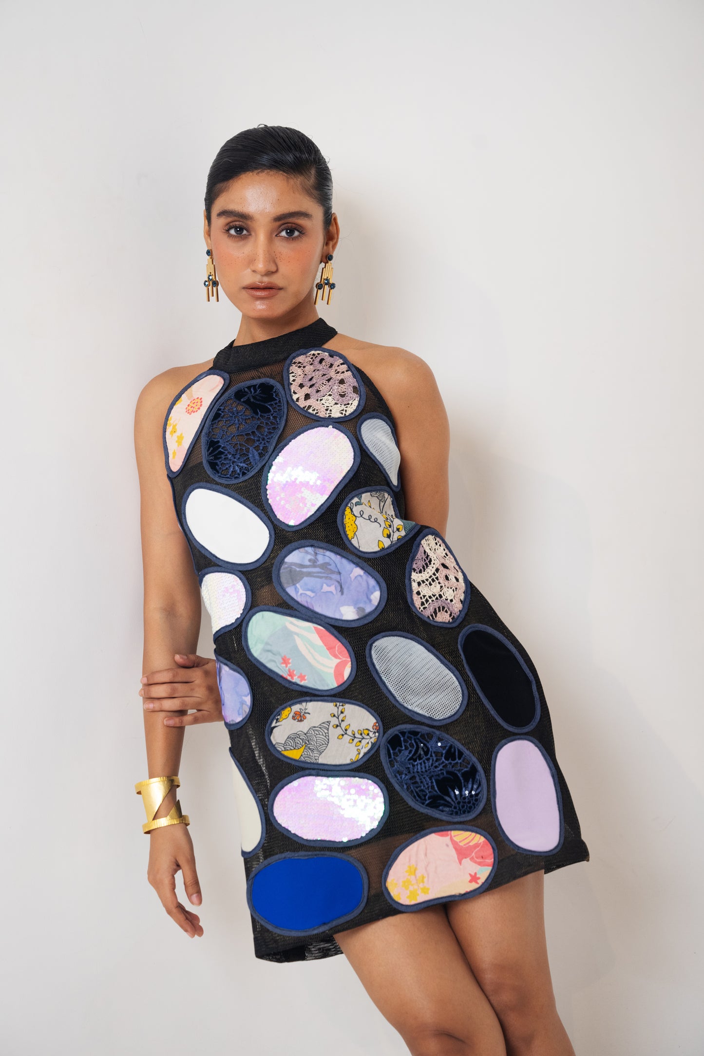 Patch Dress Halter